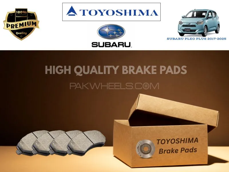 Subaru Pleo plus 2017-2025 Toyoshima Front Brake Pads - High Quality Image-1