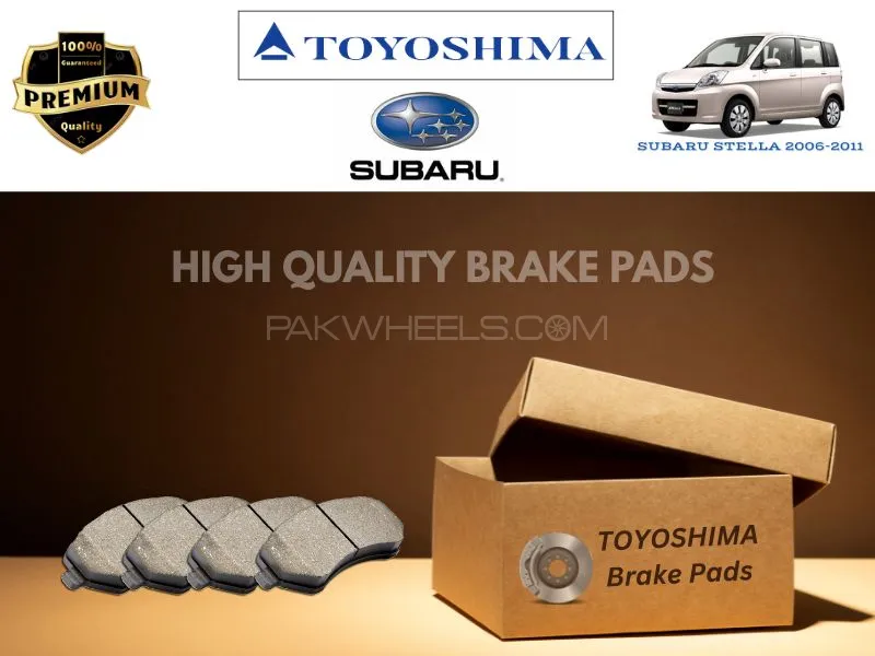 Subaru Stella 2006-2011 Toyoshima Front Brake Pads - High Quality Image-1
