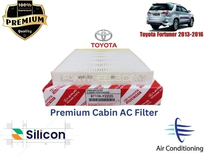Toyota Fortuner 2013-2016 Premium Quality Cabin Filter - Imported Image-1