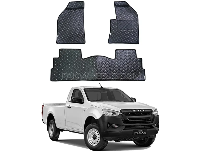 Isuzu D-Max 7D Floor Mat ( Flat Style ) - Model 2018-2025 Image-1