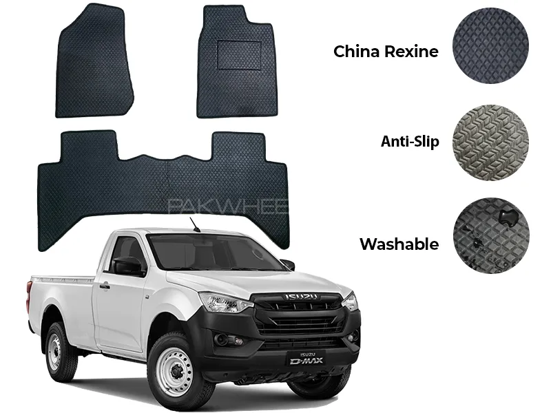 Isuzu D-Max China Rexine Floor Mat 3PCS - Model 2018-2025