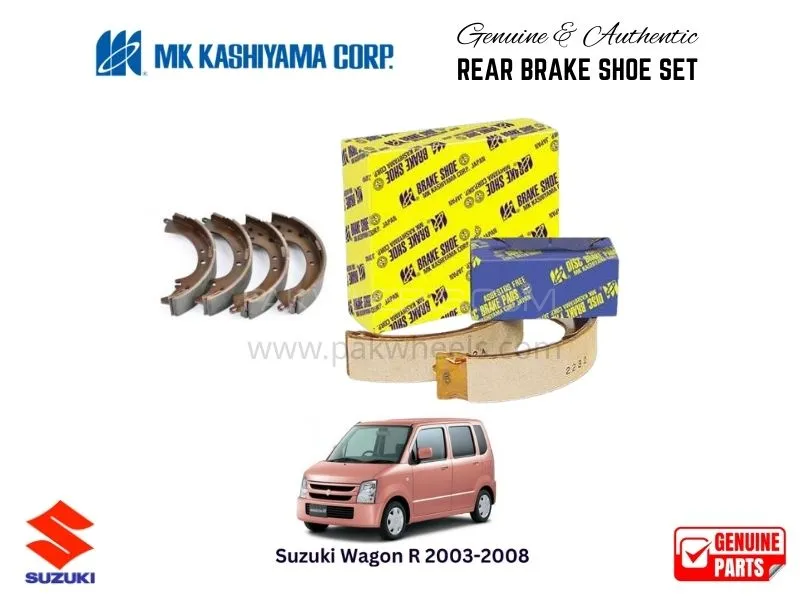  Suzuki Wagon R 2003-2008 MK Japan Rear Brake Shoe Set Image-1