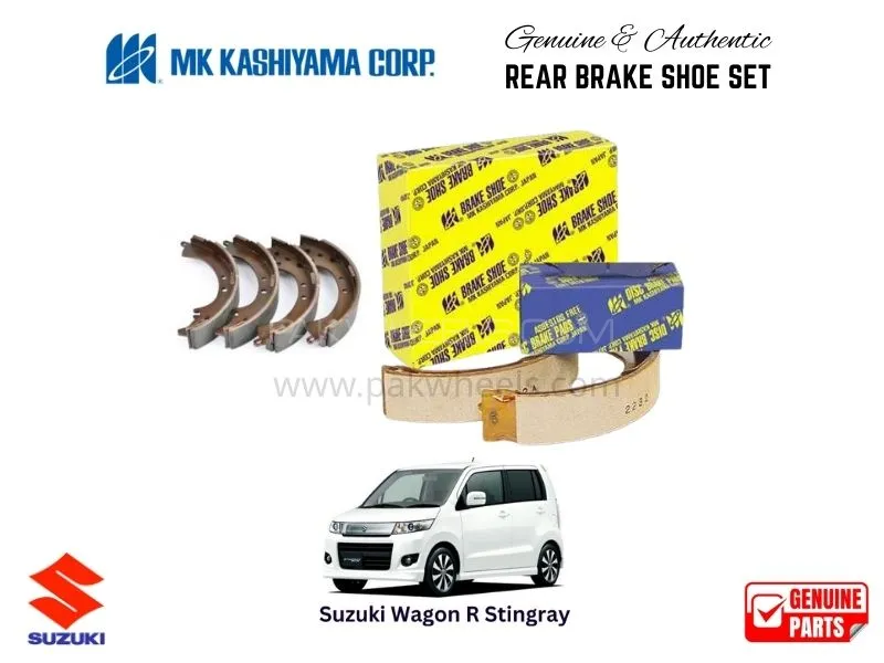  Suzuki Wagon R Stingray MK Japan Rear Brake Shoe Set Image-1