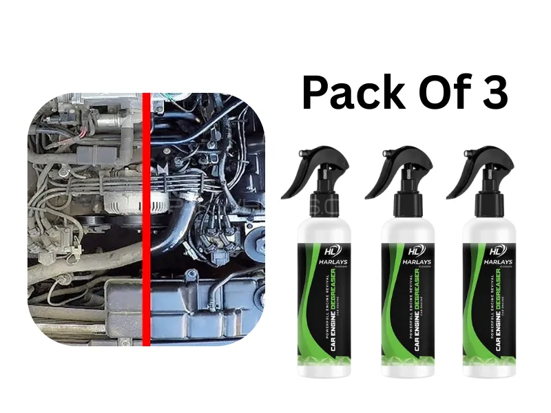 Pack Of 3 - Harlays Car Engine Degreaser – 400ml Spray Bottle Image-1