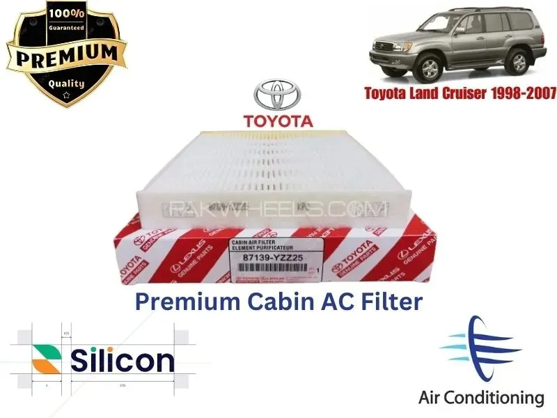 Toyota Land Cruiser 1998-2007 Premium Quality Cabin Filter - Imported Image-1