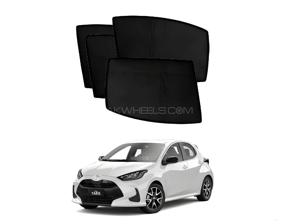 Toyota Yaris 2024 Hatchback Window Sunshades - 4 PCS Window Curtain for Yaris Hatchback Image-1