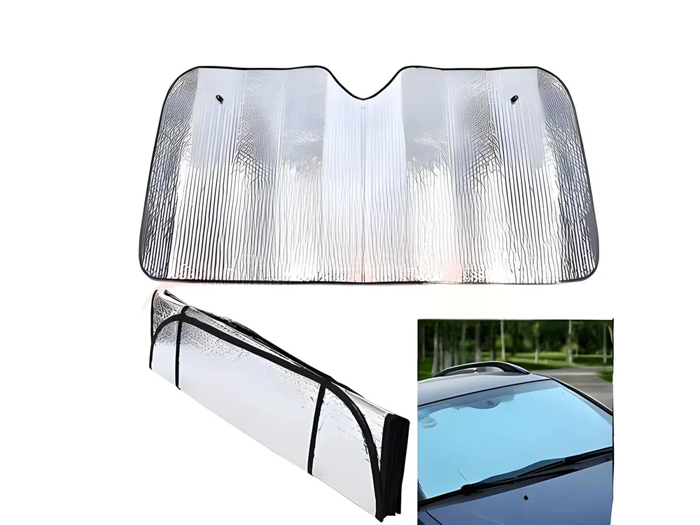 Universal Car Foil Shade Front Screen For Summer - Windscree Image-1