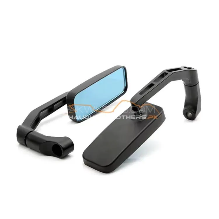 Retro design side view mirror-rectangular shape-infinity mirror Image-1