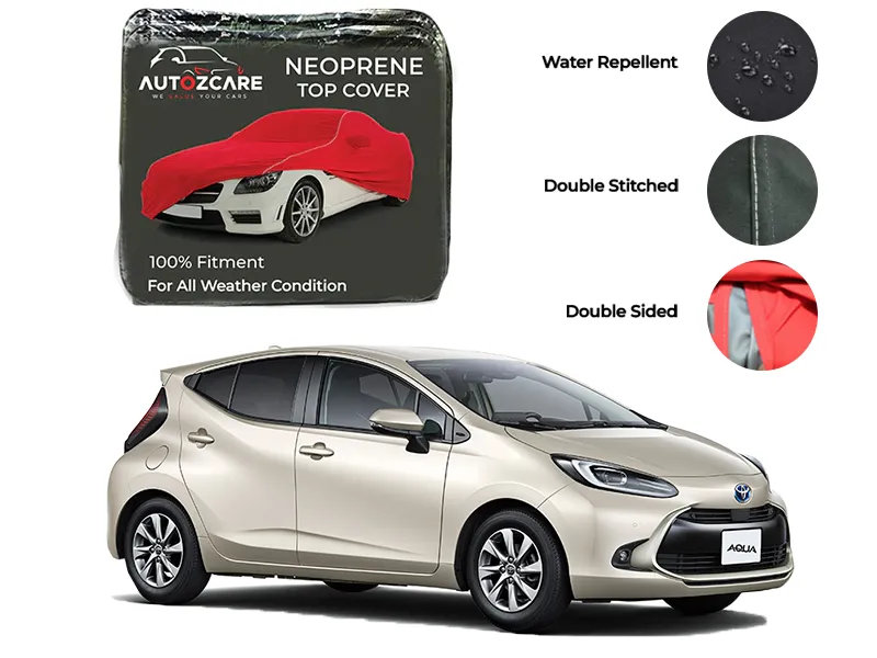 Toyota Aqua Neoprene Top Cover - Model 2022-2025 Image-1