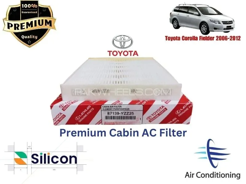 Toyota Corolla Fielder 2006-2012 Premium Quality Cabin Filter - Imported Image-1