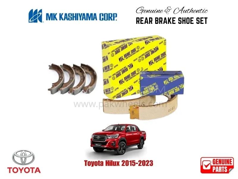 Toyota Hilux 2015-2023 MK Japan Rear Brake Shoe Set Image-1