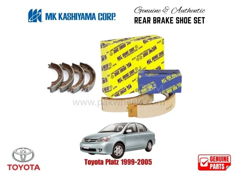 Toyota Platz 1999- 2005 MK Japan Rear Brake Shoe Set Image-1