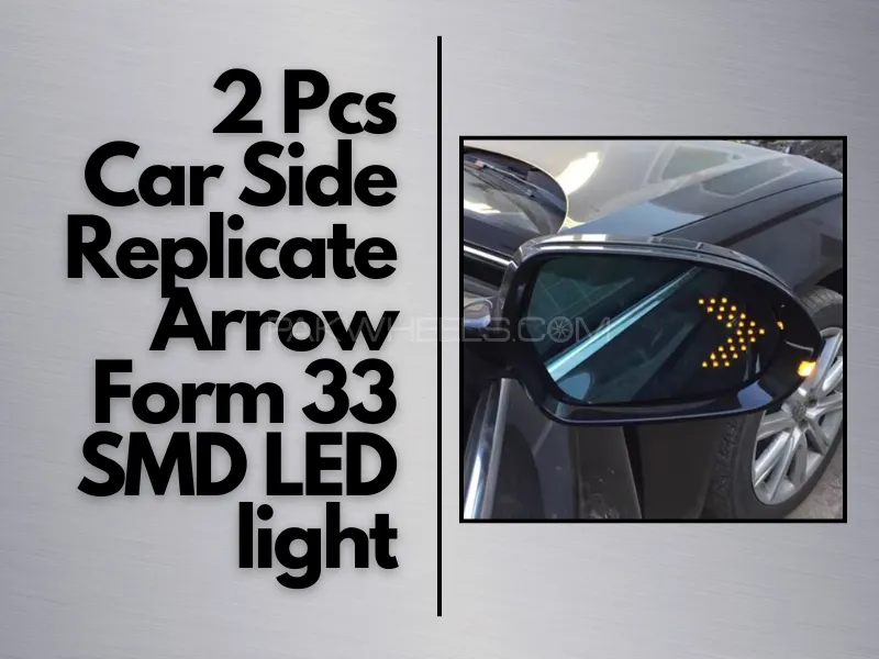2 Pcs Car Side Replicate Arrow Form 33 SMD LED light Image-1