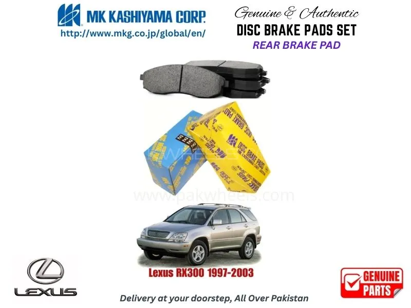 Lexus RX300 1997-2003 Rear Brake Pads MK Japan Image-1