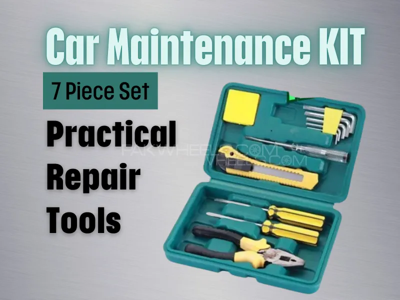 Multipurpose Repait Tool Kit / Set In Plastic Box - 7 Pcs. Image-1