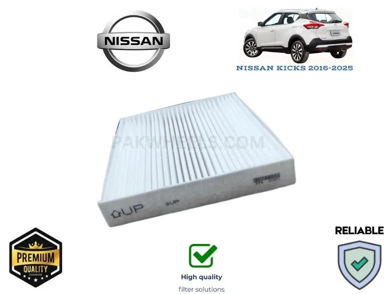 Nissan Kicks 2016-2025 CABIN AC FILTER - PREMIUM QUALITY Image-1