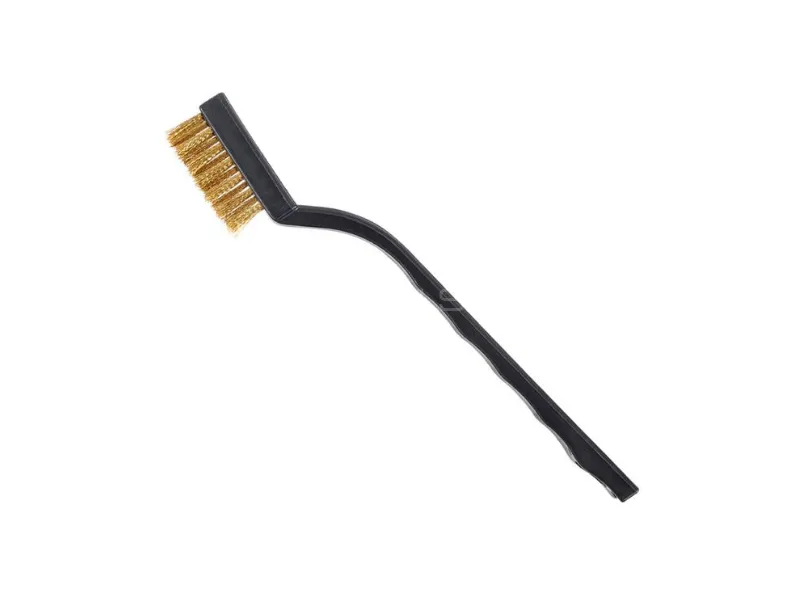 Small Brass Wire Car & Bike Detailing Brush – Precision Cleaning Tool for Stubborn Dirt Image-1