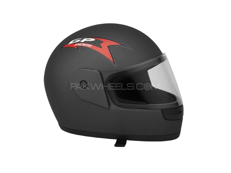 Spider SS Full Face Matte Black Helmet Image-1