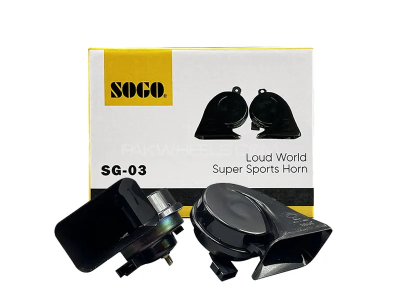  SOGO Car Loud Horn SG-03 12V Image-1