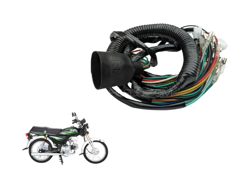 Crown Lifan Complete Wiring Harness for 70cc Motorcycles Image-1