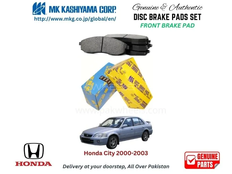 Honda City 2000-2003 FRONT BRAKE PADS MK JAPAN Image-1
