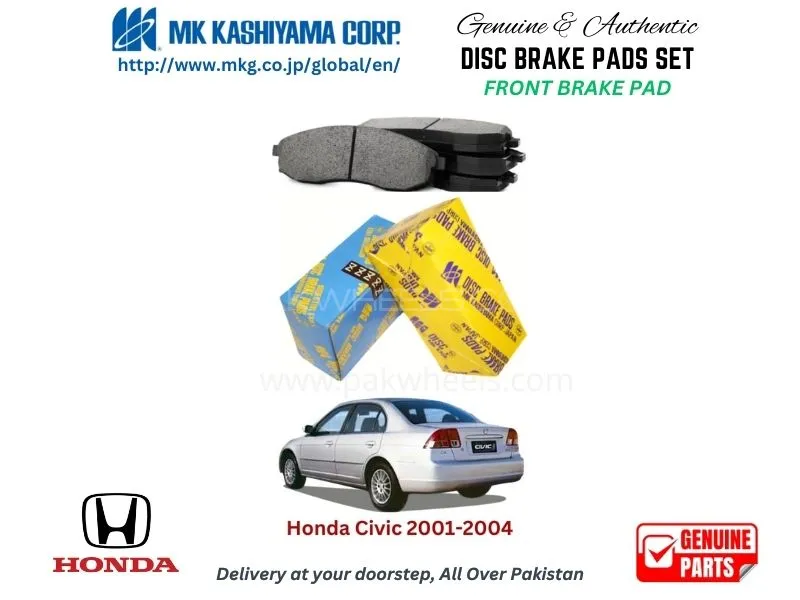 Honda Civic 2001-2004 FRONT BRAKE PADS MK JAPAN Image-1