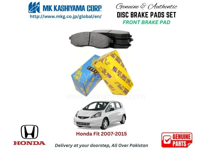 Honda Fit 2007-2015 FRONT BRAKE PADS MK JAPAN Image-1