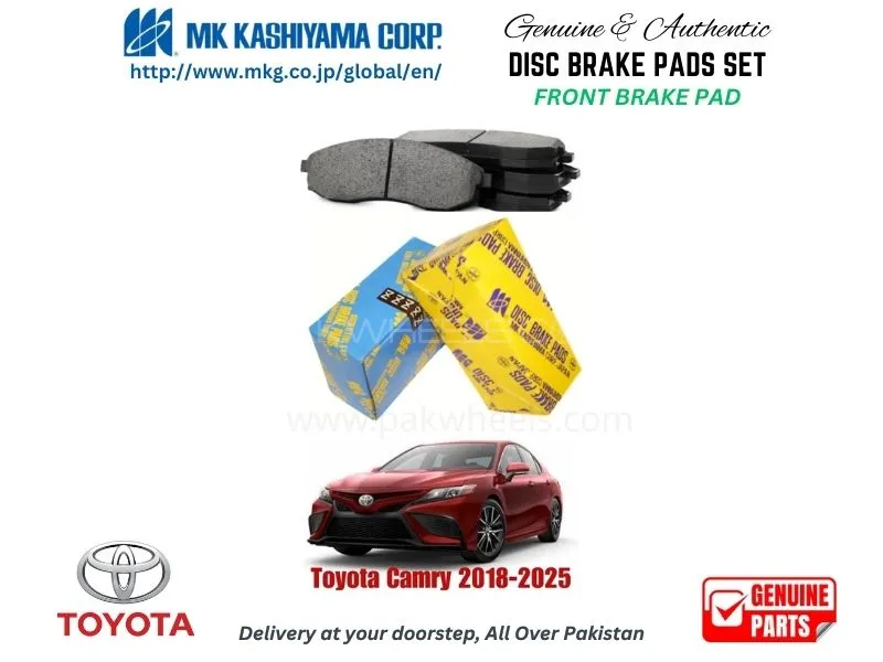 Toyota Camry 2018-2025 FRONT BRAKE PADS MK JAPAN Image-1