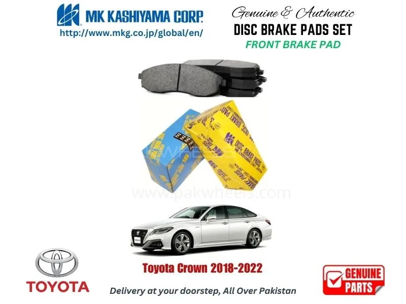 Toyota Crown 2018-2022 FRONT BRAKE PADS MK JAPAN Image-1
