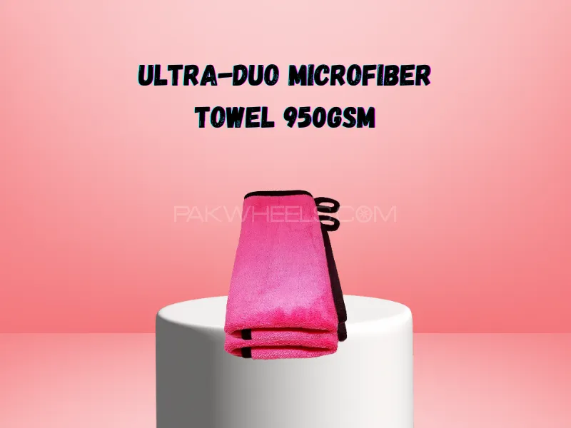 Ultra-Duo Microfiber Towel 950GSM – Pack of 2 (Dual-Sided Premium Detailing Towels) Image-1