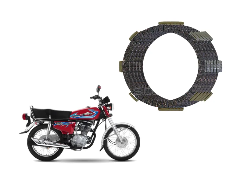 Crown Lifan Clutch Plate Set for 125cc Motorcycle Image-1
