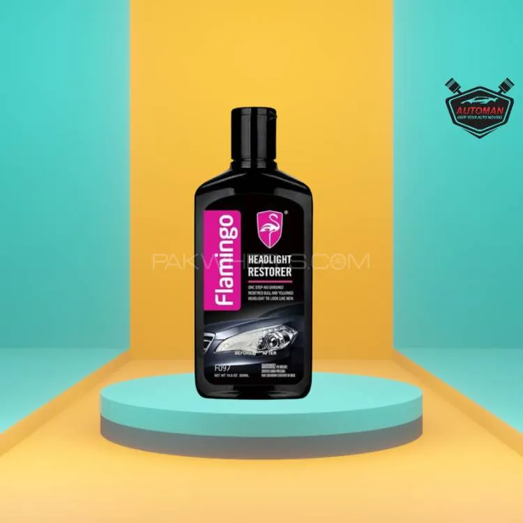 "Flamingo Car Headlight Restorer – Crystal Clear Vision in Minutes!" Image-1