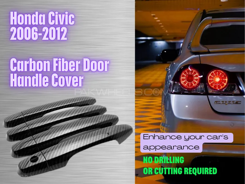 Honda Civic 2006-2012 Door Handle Covers  Image-1