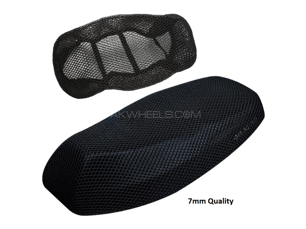 Motorbike 3D Universal Heat Proof Net Cover Heat Breaker Cool Seat 7mm Image-1