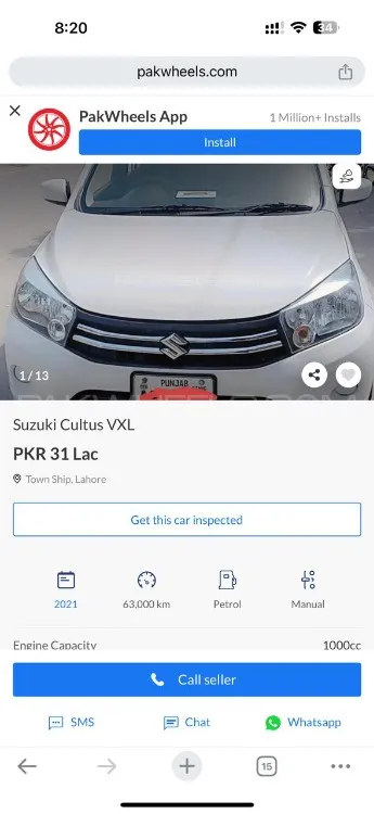 Suzuki Cultus 2021 for Sale in Lahore Image-1