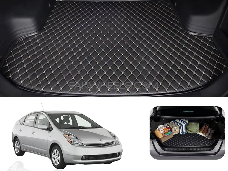 Toyota Prius 7D Custom Car Trunk Mat - Model 2003-2009 Image-1