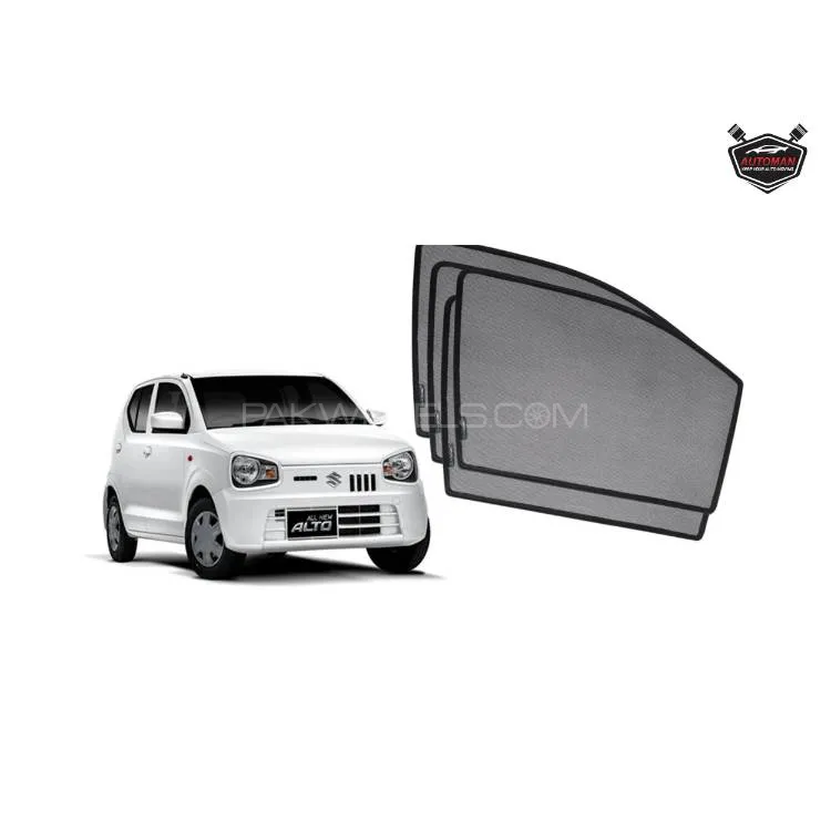 "Custom Fit Sun Shades for Suzuki Alto 660cc – Foldable & Adjustable Windshield Cover" Image-1