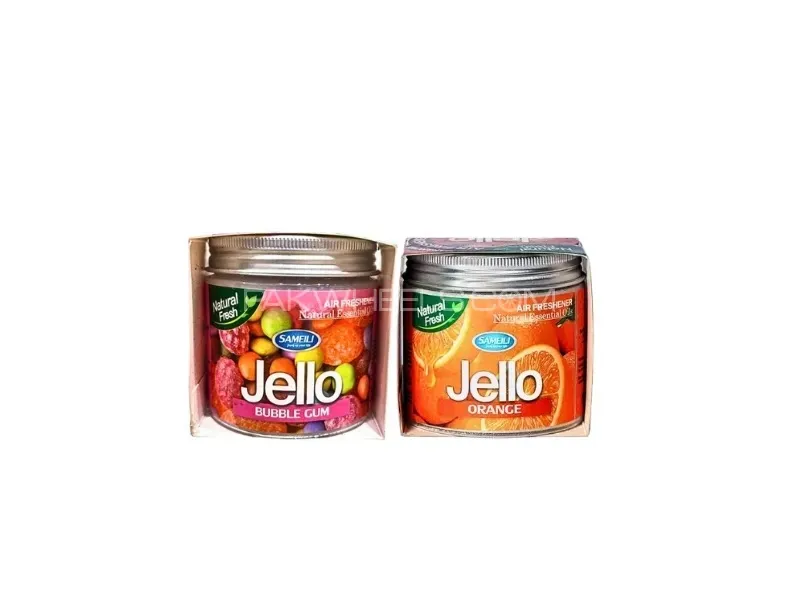 Jello Air Freshener Gel Pack Of 2 Bubble Gum & Orange | Perfume Gel Image-1
