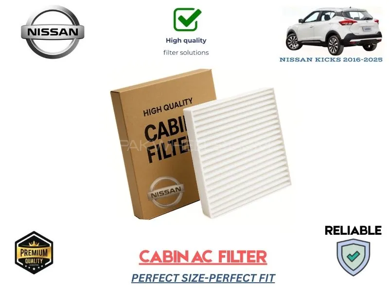 Nissan Kicks 2016-2025 HIGH QUALITY CABIN FILTER Image-1