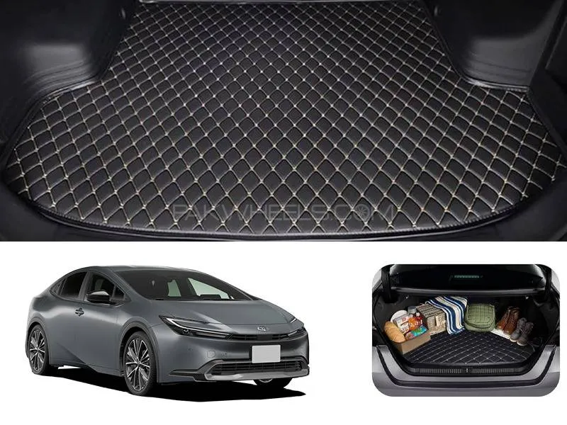 Toyota Prius HEV 7D Custom Car Trunk Mat - Model 2022-2025 Image-1