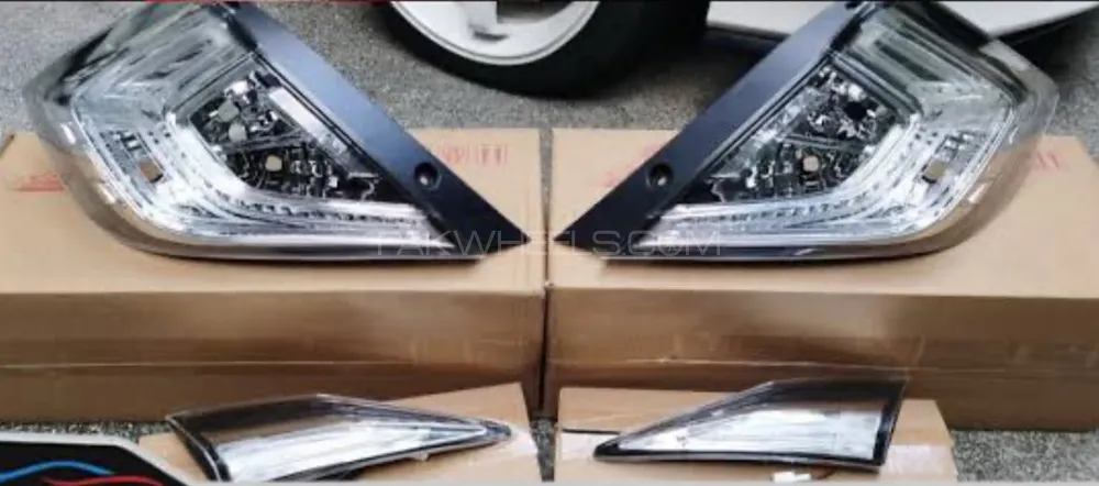 Civic X 2016-2021 Crystal Diamond Tail light  Image-1