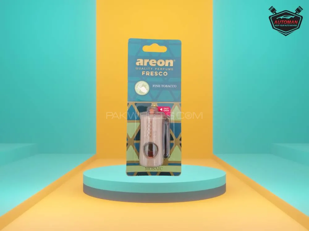 "Areon Fine Tobacco Hanging Car Freshener – Rich & Luxurious Scent" Image-1