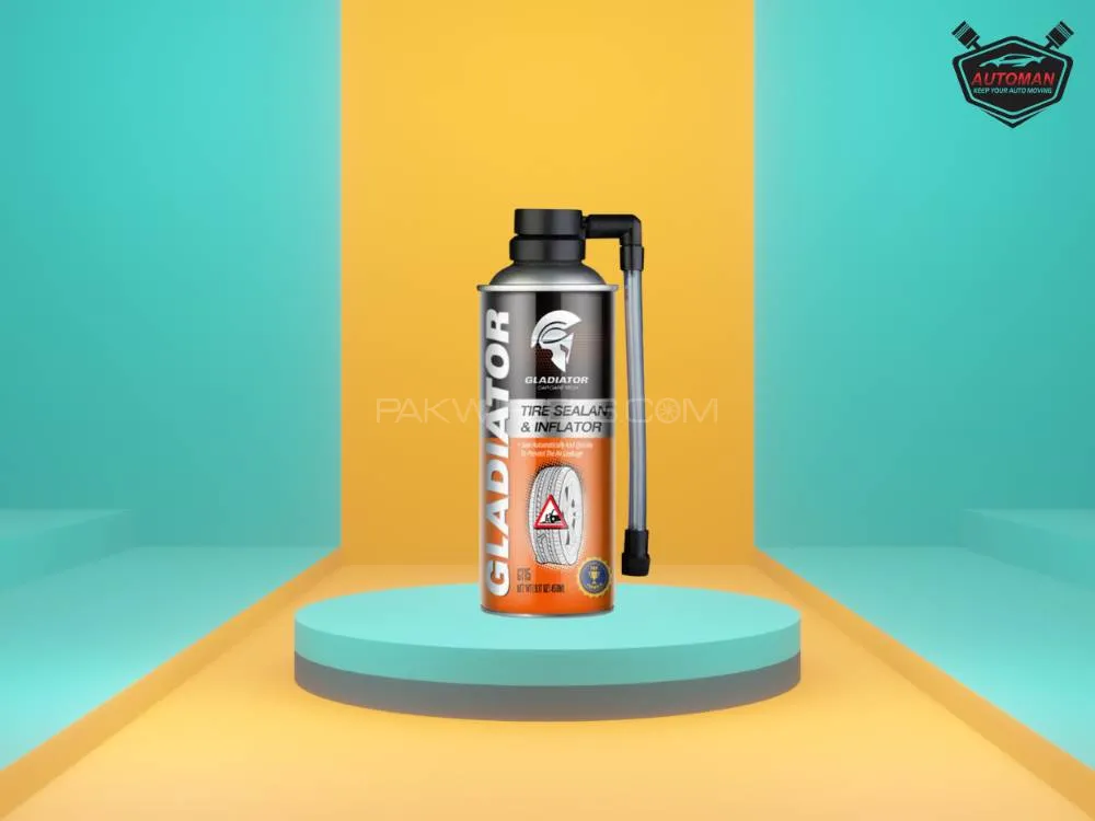 Gladiator Tire Sealant & Inflator – Instant Flat Tire Repair Image-1