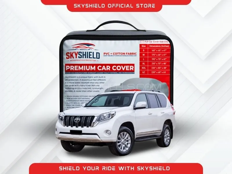 Car Covers PVC and Non Woven Fabric - Toyota Land Cruiser Prado Fj150 Top Cover Car Care Image-1