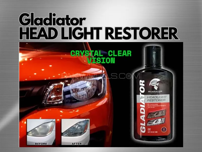 Gladiator Headlight Restorer – Crystal Clear Vision Image-1