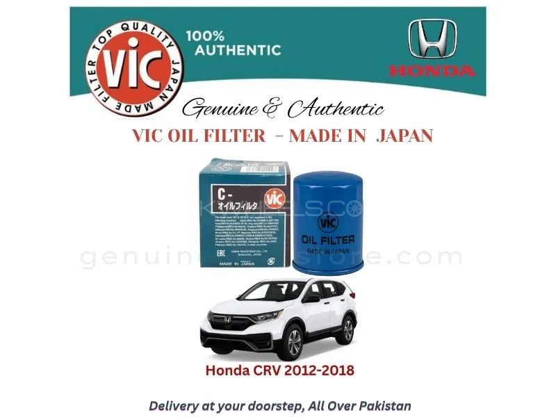 Honda CR-V 2012-2018 VIC OIL FILTER - MADE IN JAPAN Image-1