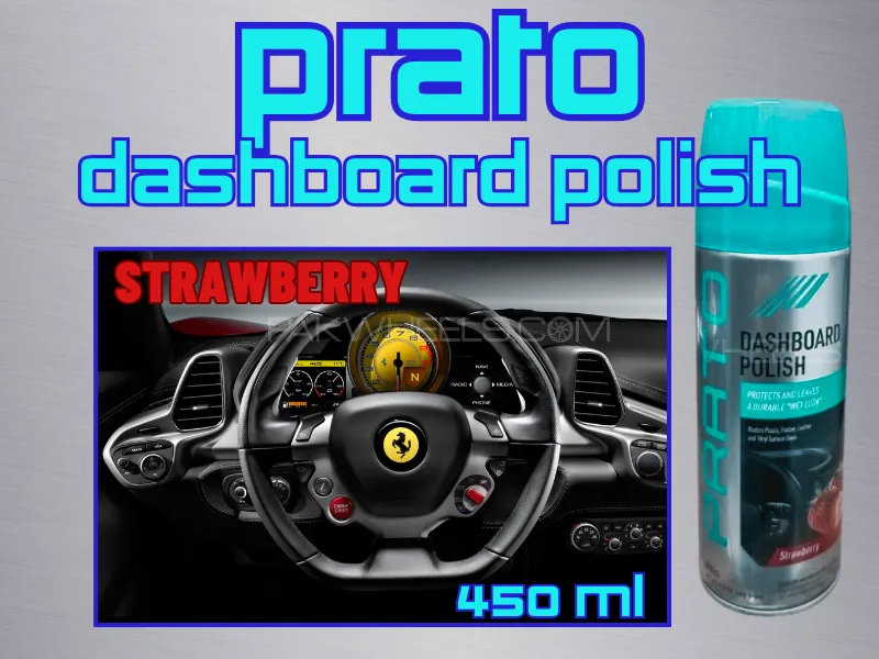 Prato Dashboard Spray 450ML Strawberry | Dashboard Polish Image-1