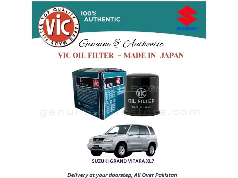 Suzuki Grand Vitara XL7 VIC OIL FILTER - MADE IN JAPAN Image-1