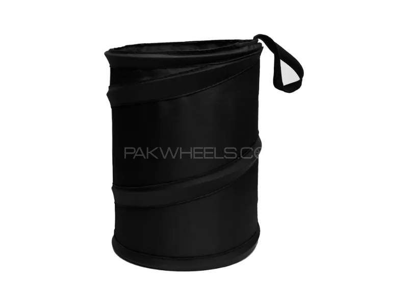 Automotive Foldable Waterproof Collapsible Trash Can Image-1