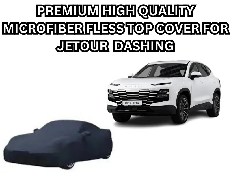 Premium High Quality Waterproof Dust Proof Microfiber Fleece Top Cover For Jetour Dashing 2025 Black Image-1